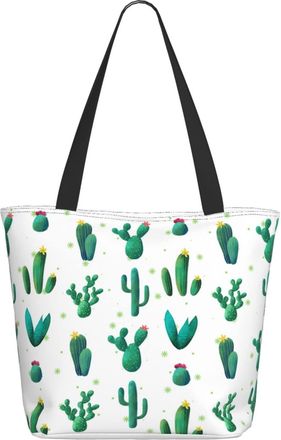 AOOEDM Plant-Cactus Ladies Shopping Bag 13x11x7in.The Perfect ValentineS Day Gift.It Is The Best ValentineS Day Gift For Mom, Daughter, Wife,Etc