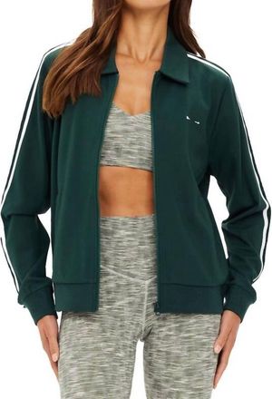 The Upside Cobra Pari Zip Jacket In Racing Green