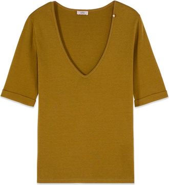 Oltre Mujer, Camisetas, Verde, Talla: L