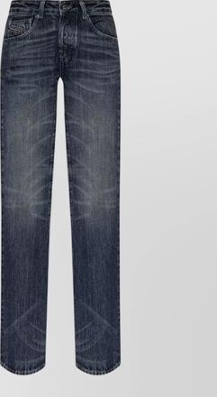 Diesel denim straight-leg jeans