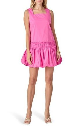 English Factory Bubble Skirt Sleeveless Minidress in Pink at Nordstrom Rack, Size X-Small