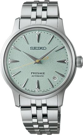 Seiko Srpl 63J1 - Horloge Presage Cocktail Automatisch 3 wijzers datum - Dames - Horloges - Grijs - ONE Size - Accessoires