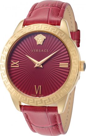 Versace Womens VEVC00921 Ladies Greca Signature Watch - Gold - One Size