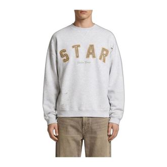 Golden Goose Sudadera con cuello redondo Star - Sweatshirts & Hoodies - Hombre - Gris - S