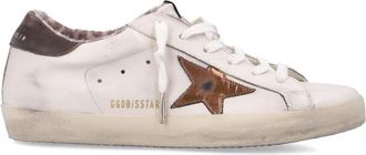 Golden Goose White Lace Up Sneakers