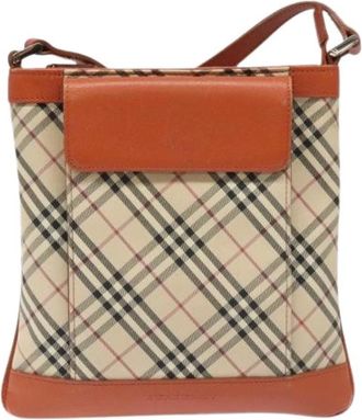 Burberry Pre-owned Cross Body Bags, female, Beige, Size: ONE SIZE Pre-owned Nova check shoulder bag
