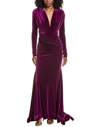 Issue New York Issue New York Velvet High-Low Gown