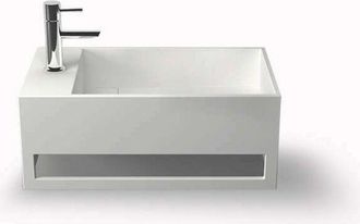 Ambra Ambra - Mona G - Lavabo De Mano Suspendido Rectangular - Lavabos