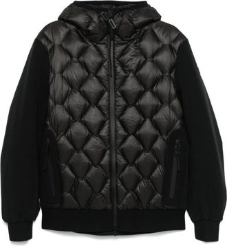 Peuterey Zwarte Gewatteerde Jas in Zwart - Heren - Winterjassen - Zwart - S - Polyester - Jassen
