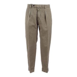 Berwick 1707 Chiaia Gd Slim-fit Trousers - male - Berwick - Slim-fit Trousers - Green - XL - Trousers