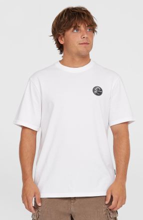 O'Neill T-Shirt ONEILL ORIGINALS SURF SHOP T-SHIRT, Herren, Gr. XXL, weiss (snow wei&szlig;), Obermaterial: 100% Baumwolle, Shirts T-Shirt