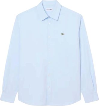 Lacoste Camisa Regular Fit de Pinpoint - Shirts - Hombre - Azul - 4XL