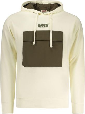 Rifle Witte Katoenen Sweatshirt voor Mannen