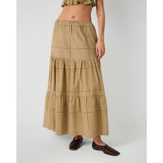 WeWoreWhat Midi Pull On Skirt in Oat Multi at Nordstrom, Size X-Small