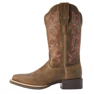 Ariat Womens Hybrid Rancher Stretchfit Western Boot In Pebble