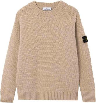 Stone Island Logo Wool Sweater