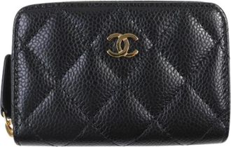 Chanel Pre-owned Wallets, female, Black, Size: ONE SIZE Pre-owned Vintage Wallet