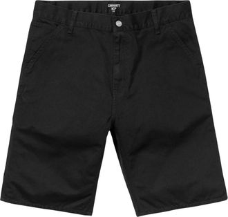 Carhartt Work in Progress Ruck Single Knee Short - Heren - Denim shorts - Zwart - W27 - Katoen - Korte Broeken