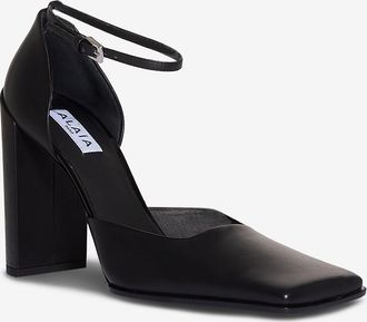 Alaia Lederpumps mit quadratischem Absatz DOrsay