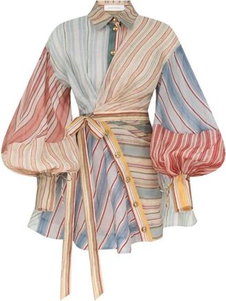 Zimmermann Dames, Jurken, Veelkleurig, Maat: S Linnen