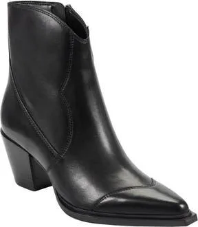 Marc Fisher Giulie Pointed Cap Toe Bootie in Black at Nordstrom Rack, Size 6.5