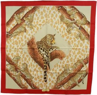 Ferragamo Pre-owned Scarves, female, Multicolor, Size: ONE SIZE Pre-owned Silk Scarf
