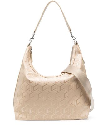 MCM Borsa tote Aren con monogramma jacquard - Toni neutri