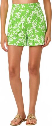 Lilly Pulitzer Womens Sarissa Stretch Short In Crocodile Green