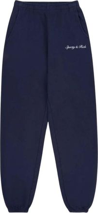 Sporty & Rich Donna, Pantaloni, Blu, XS, new