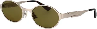 Bottega Veneta Unisex Sunglasses Bv1456s Silver Metal