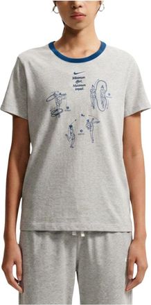 Nike (WMNS) Nike Sportswear Club T-Shirt Asia Sizing Grey Heather IW1195-050