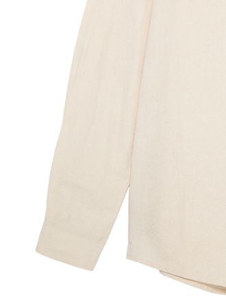 Apuntob Cotton Button-Down Shirt - Beige
