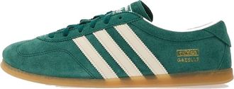 adidas Lage Profiel Gazelle Sneaker Groen/Wit/Gum - Heren - Skateschoenen - Groen - 38 2/3 EU - Leer - Fitness