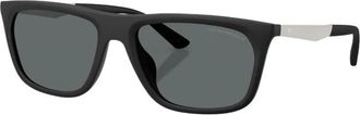 Emporio Armani 4272U Zonnebril - Heren - Zonnebrillen - Zwart - 57 MM - Accessoires