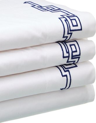 Dea Sinfonia Toscana Greek Embroidered Sheet Set