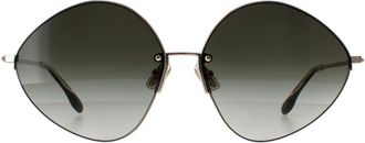 Victoria Beckham Oval Gold Sage Green Gradient VB220S
