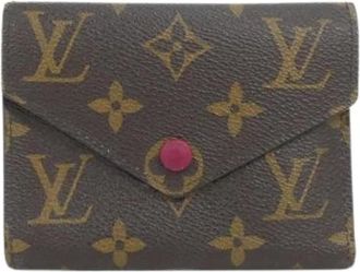 Louis Vuitton Pre-owned Wallets, female, Brown, Size: ONE SIZE Pre-owned Canvas Wallet