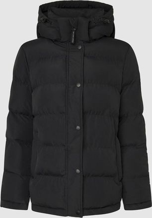 Pepe Jeans London Womens Bibi Puffer Short Black - Size Large