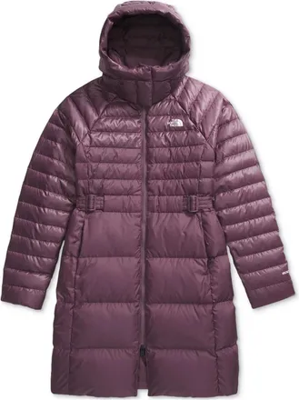 The North Face Metropolis Jacket Womens Purple 600 Down Full Zip Parka DDR3111