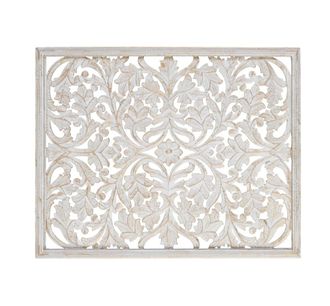 Giner&Colomer Cabecero de mdf 100 cm estilo &eacute;tnico tallado