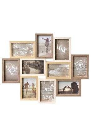 Nielsen Design Collagen-Bilderrahmen, Mehrfarbig, Holzwerkstoff, 56x45 cm, FSC MIX, Bilder & Rahmen, Bilderrahmen, Bilderrahmen-Collagen