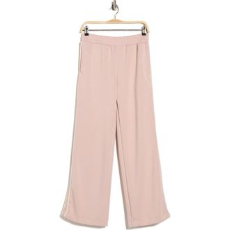 T Tahari Braided Trim Scuba Knit Pants in Dusty Pink at Nordstrom Rack, Size X-Large