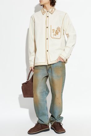 Isabel Marant Jacket Rudy, Mens, Cream