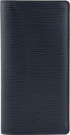 Louis Vuitton Brazza Navy Leather Wallet (Pre-Owned)