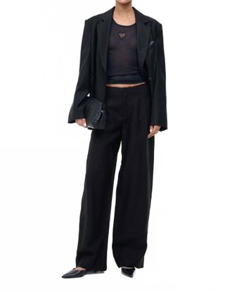 Staud Pierre Pant In Black