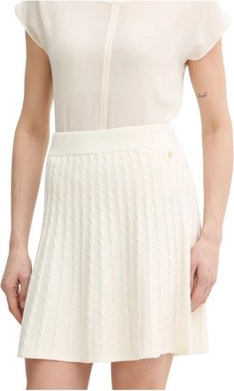 Guess Hanna Skirt - Dames - Korte rokken - Beige - XS - Wol - Rokken