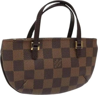 Louis Vuitton Pre-owned Mini Bags, female, Brown, Size: ONE SIZE Pre-owned Mini Canvas Bag