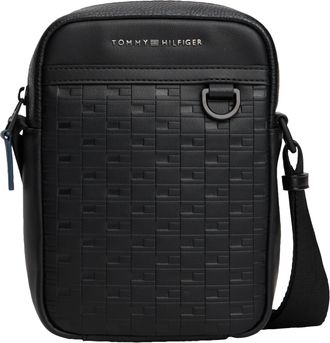 Tommy Hilfiger Mens Modern Mini Reporter,BLACK One Size