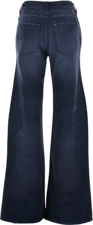 Balenciaga Womens Jeans Five-Pocket Blue Cotton