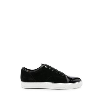 Lanvin DBB1 Patent-toe Suede Sneakers